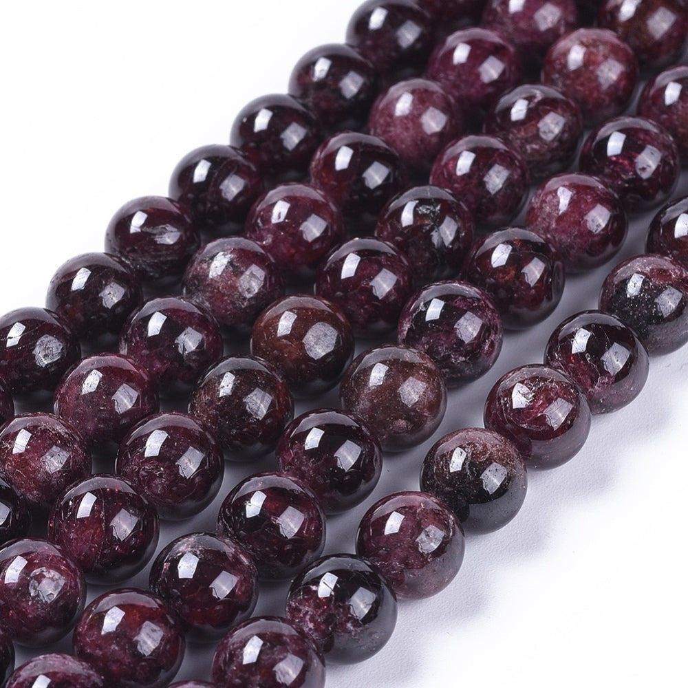 Garnet Beads gemstone bead strand product image