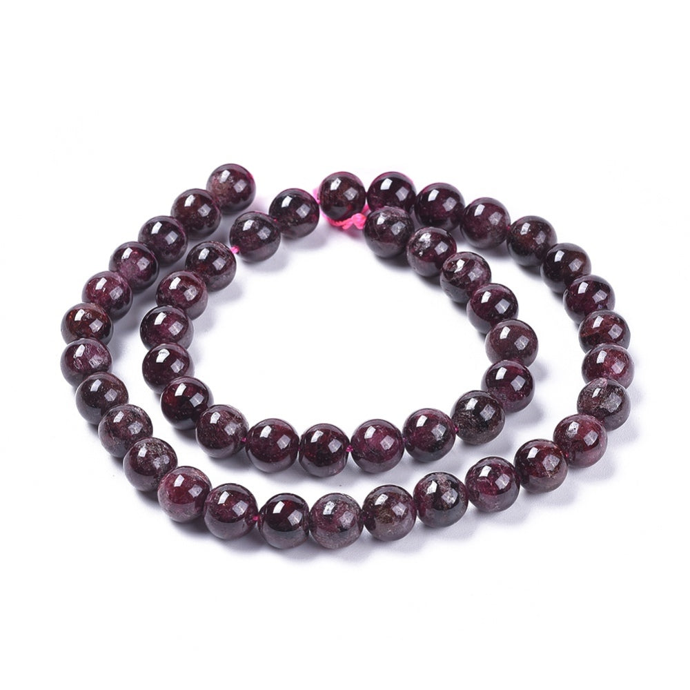 Garnet Beads gemstone bead strand product image