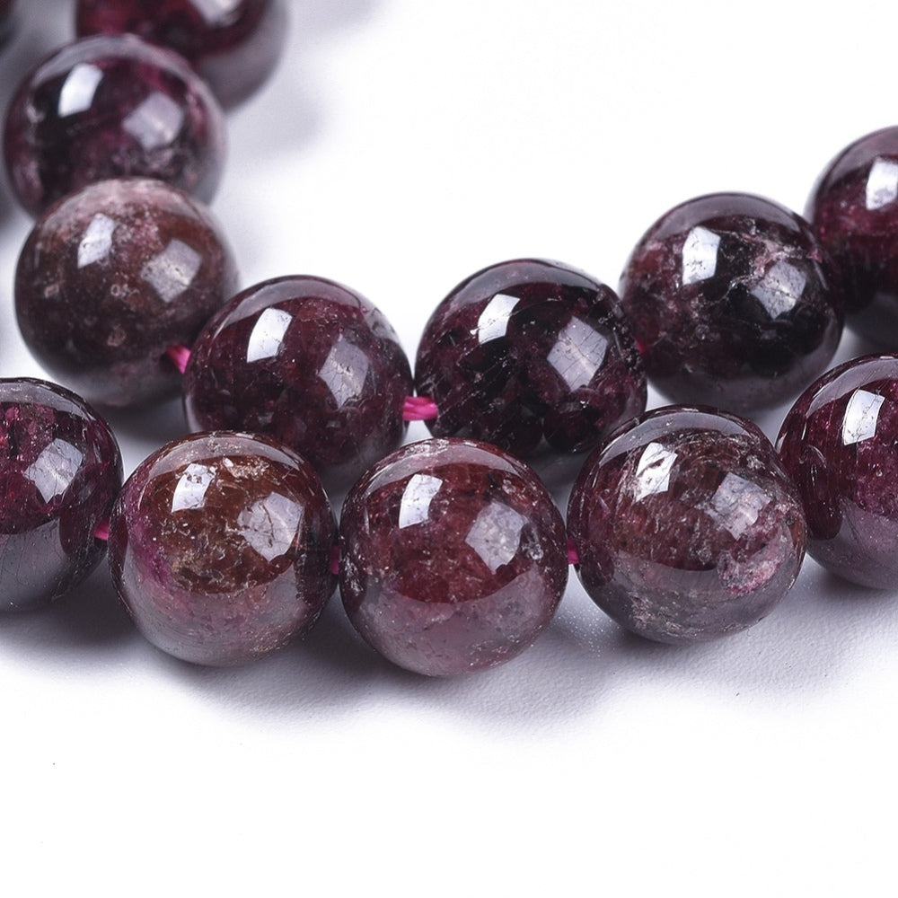 Garnet Beads gemstone bead strand product image