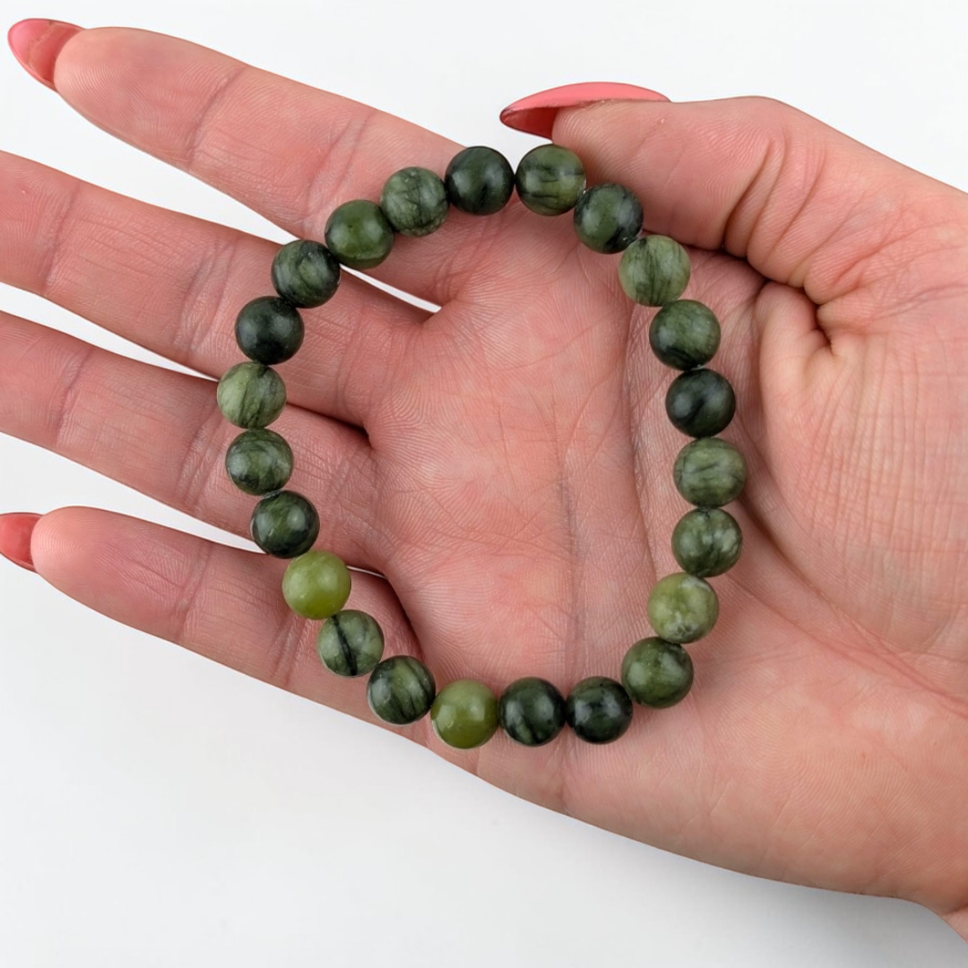 Green Jade Bracelet image 2 wholesale product photo by Akasha Wholesale