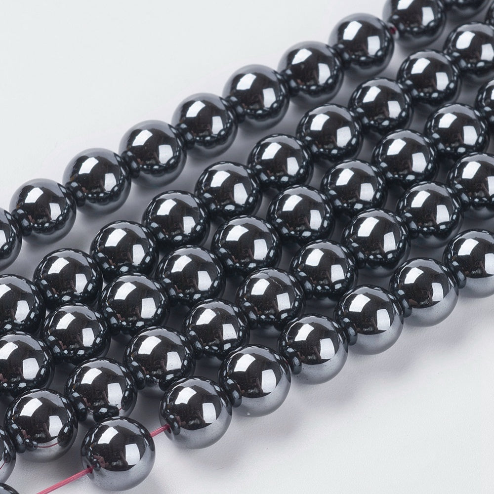 Hematite Beads gemstone bead strand product image