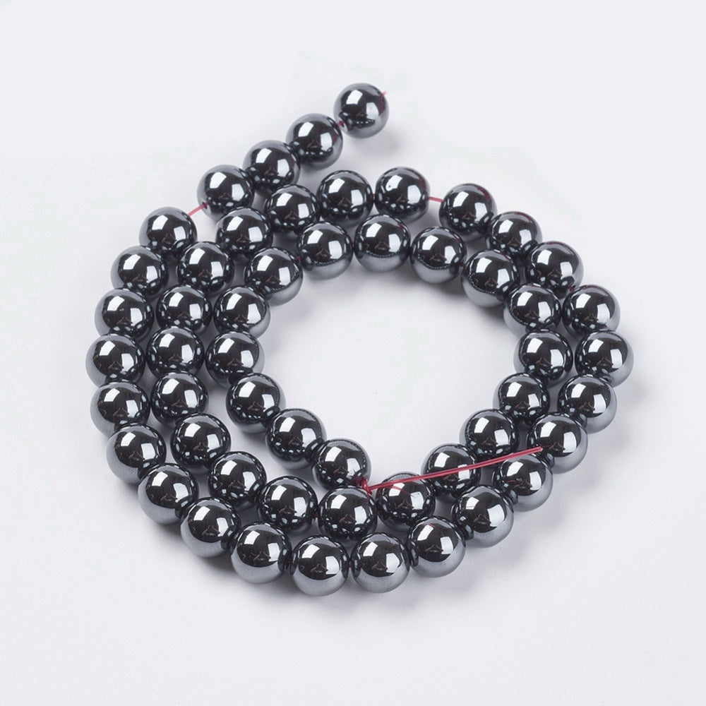 Hematite Beads gemstone bead strand product image