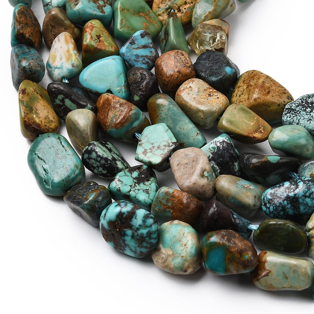 Hubei Turquoise Chip Beads gemstone bead strand product image
