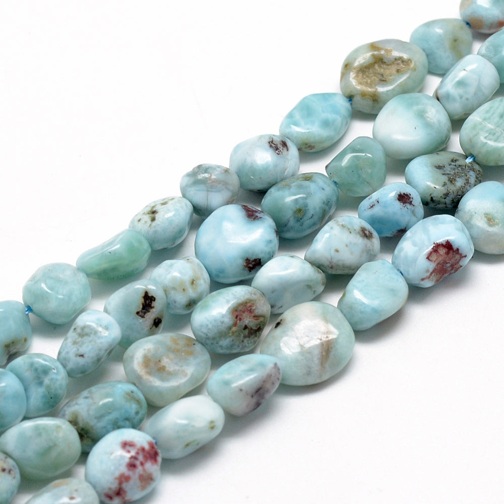 Larimar Chip Beads gemstone bead strand wholesale listing