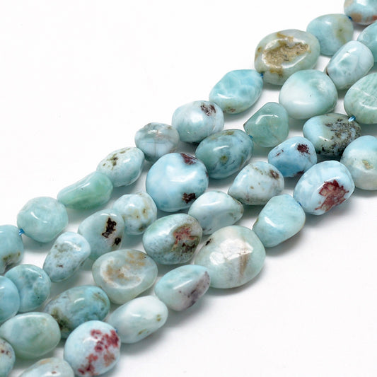Larimar Chip Beads gemstone bead strand wholesale listing
