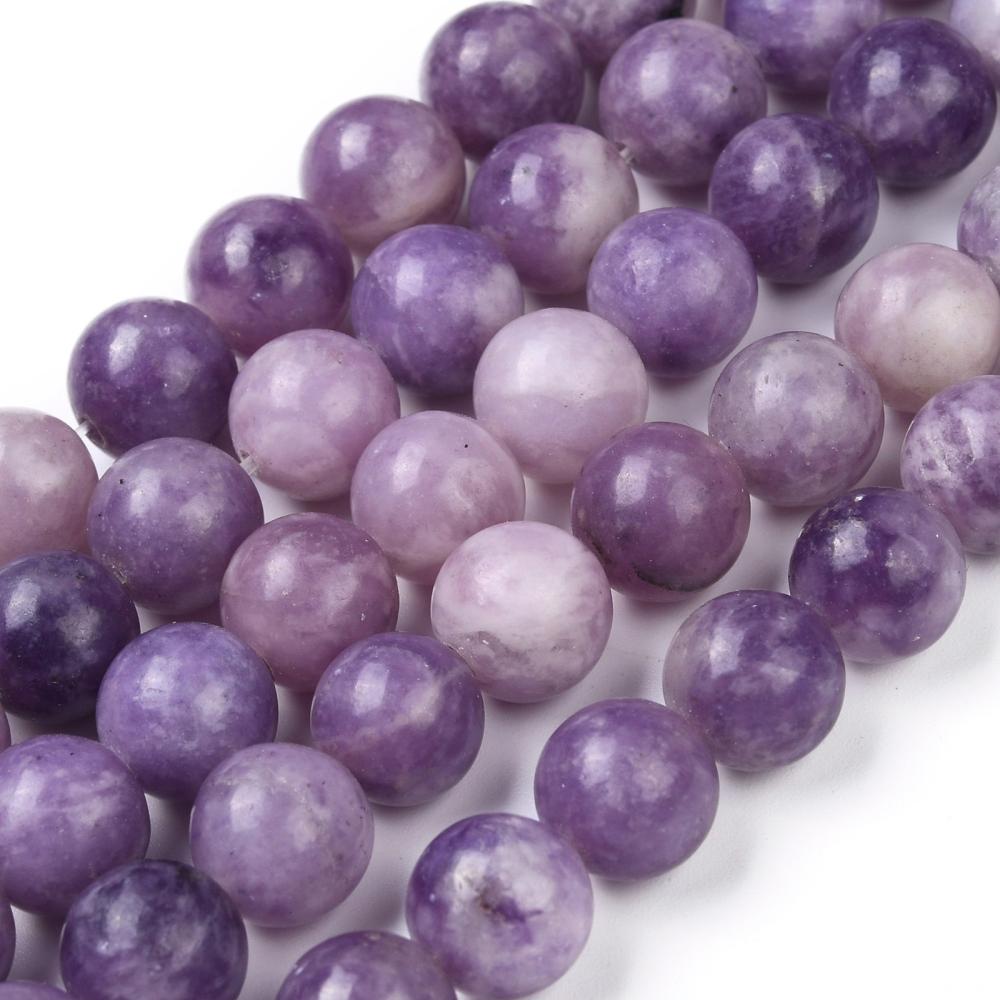 Lepidolite Beads gemstone bead strand product image