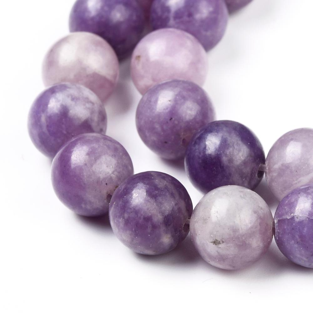 Lepidolite Beads gemstone bead strand product image