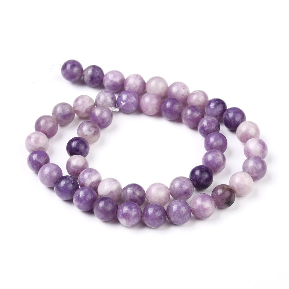 Lepidolite Beads gemstone bead strand product image