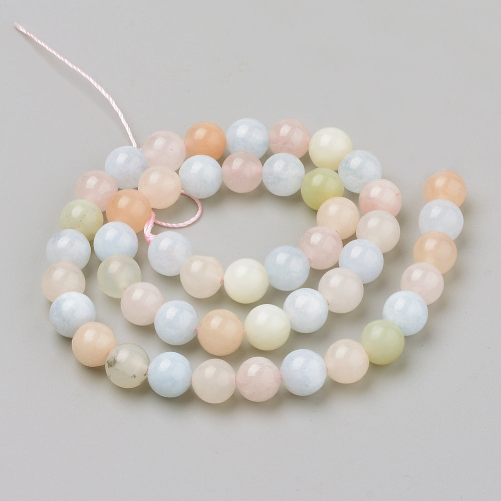 Morganite Beads gemstone bead strand wholesale listing