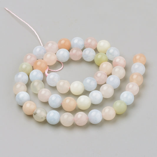 Morganite Beads gemstone bead strand wholesale listing