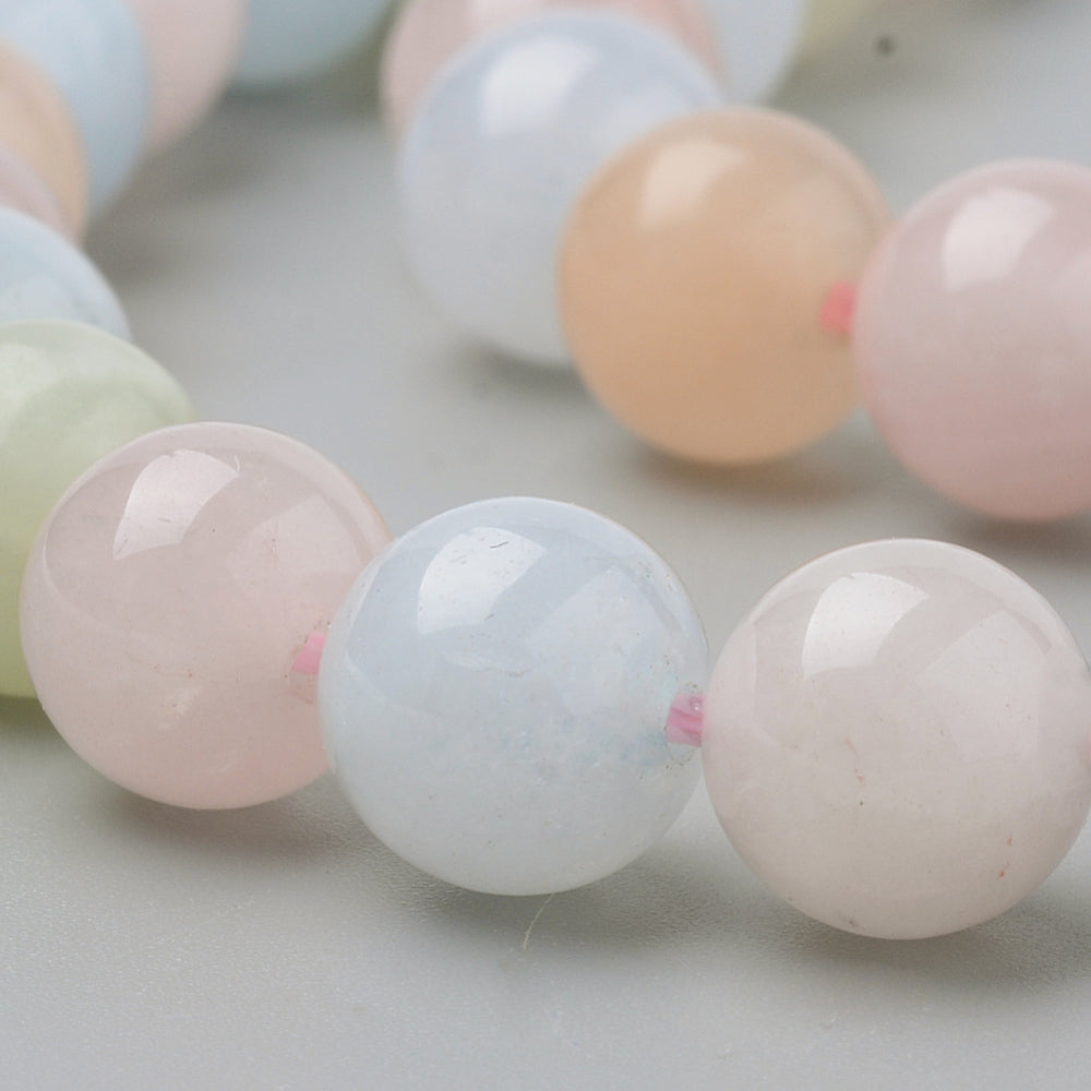 Morganite Beads gemstone bead strand product image