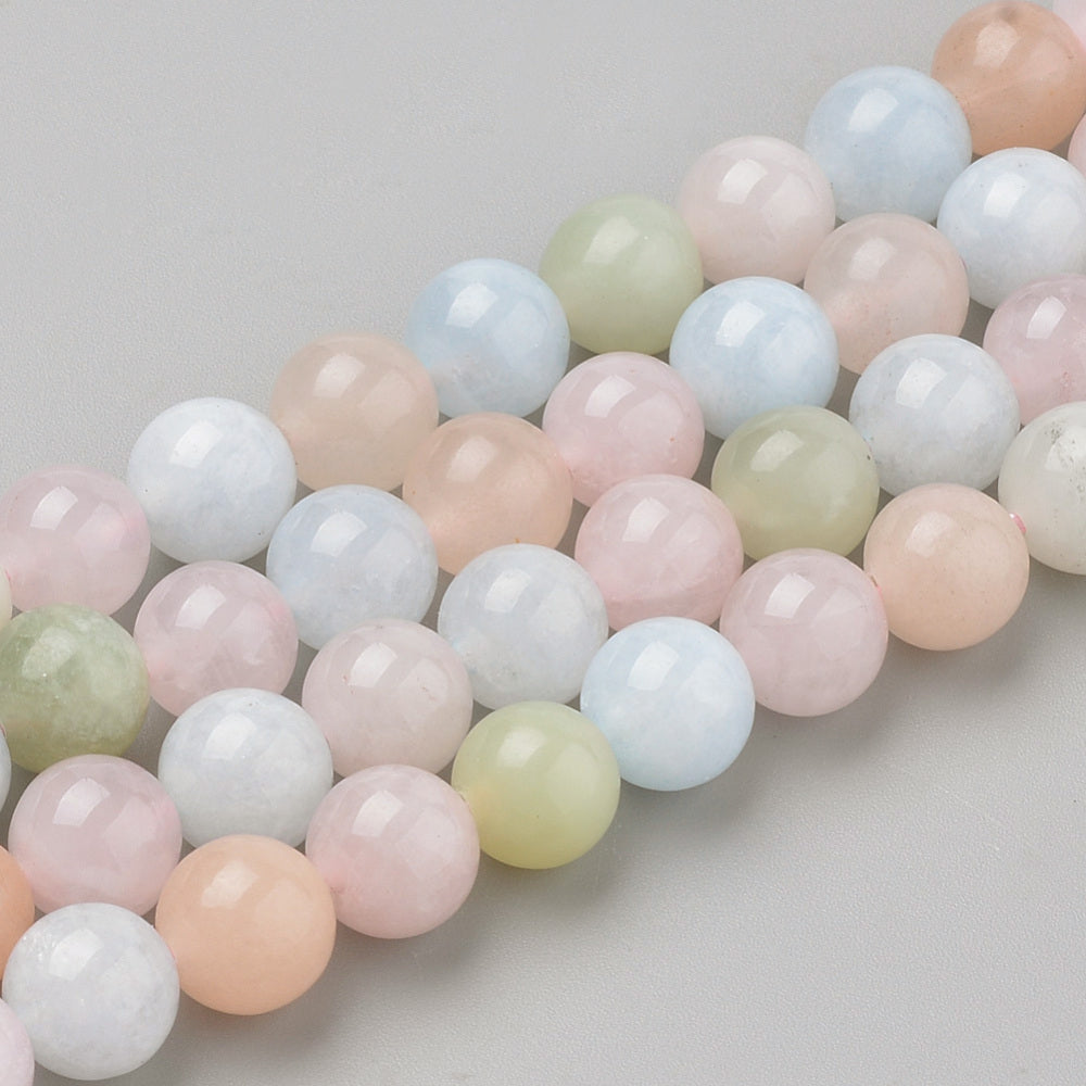 Morganite Beads gemstone bead strand product image