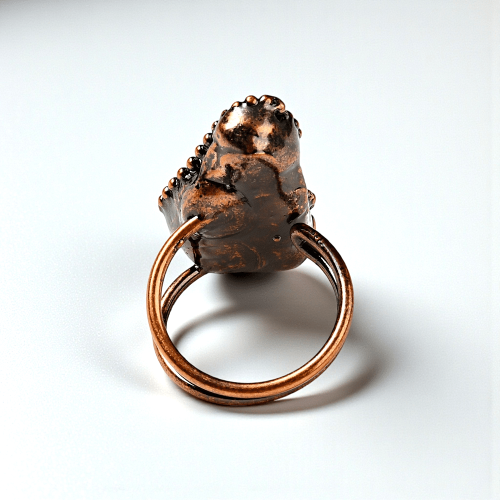 tektite ring crown chakra solar plexus focus available at Zen Collection Crystal store in Barrie. Shop in-store or online now