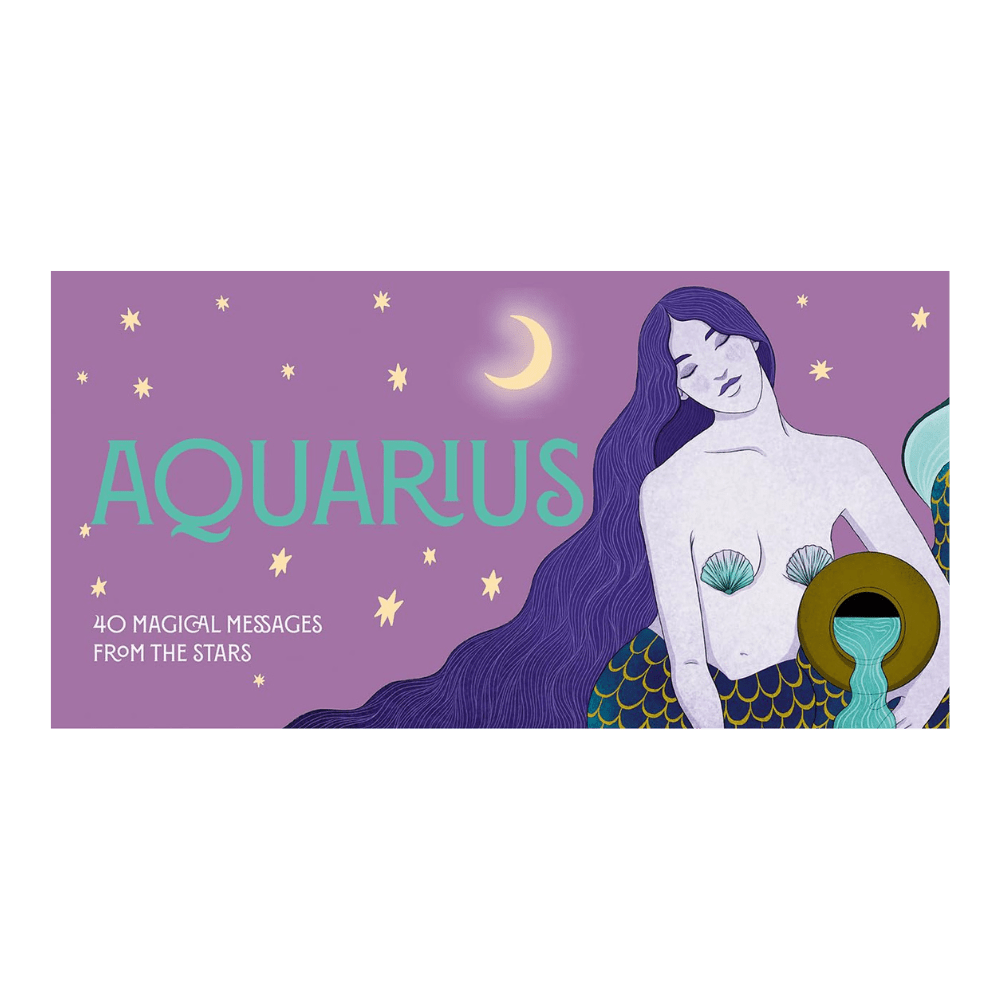 Pocket Zodiac: Aquarius by Robert Jones oracle card deck