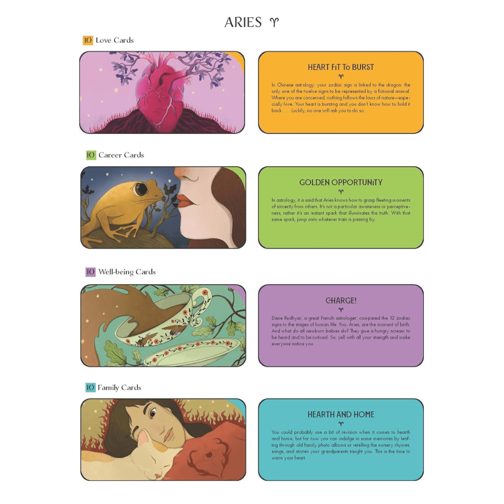 Pocket Zodiac: Aries by Ginny Chiara Viola oracle card deck