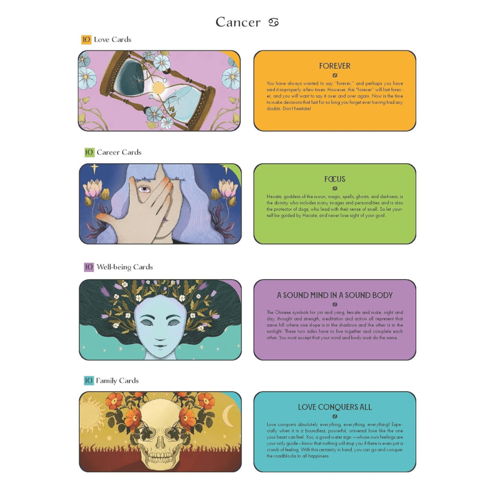 Pocket Zodiac: Cancer by Ginny Chiara Viola oracle card deck