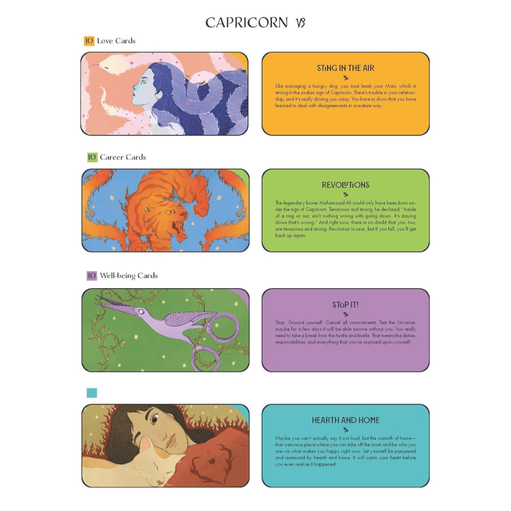 Pocket Zodiac: Capricorn by Ginny Chiara Viola oracle card deck