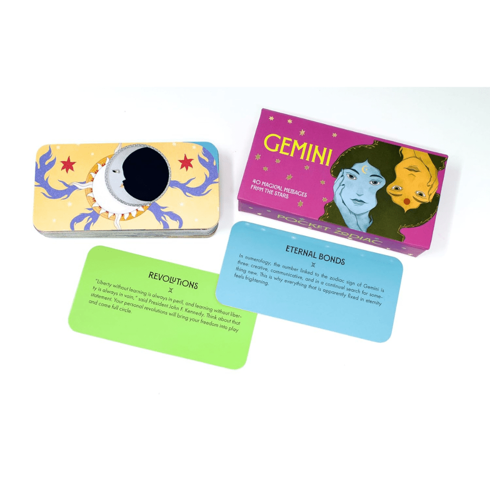 Pocket Zodiac: Gemini by Julia Parker, Derek Parker oracle card deck