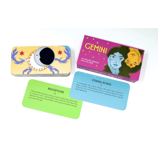 Pocket Zodiac: Gemini by Julia Parker, Derek Parker oracle card deck