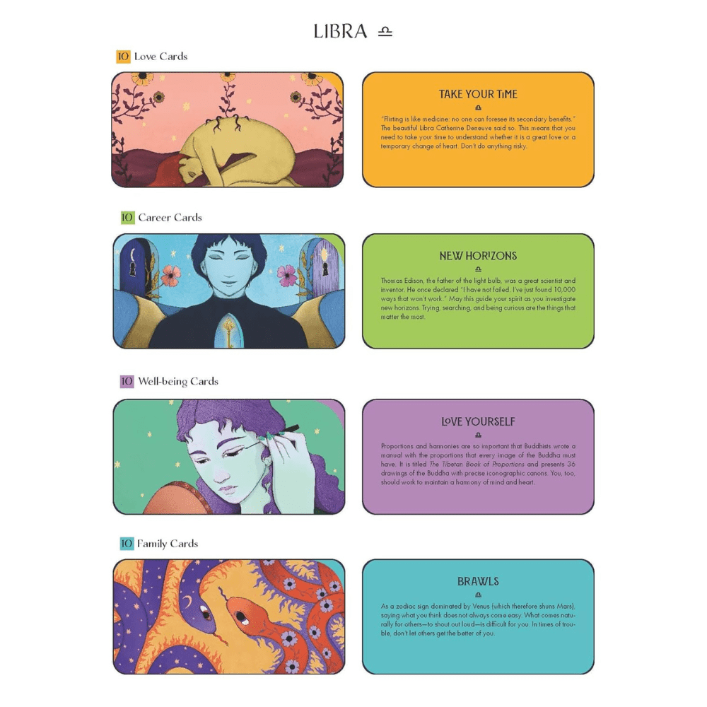 Pocket Zodiac: Libra by Gabrielle Moritz oracle card deck