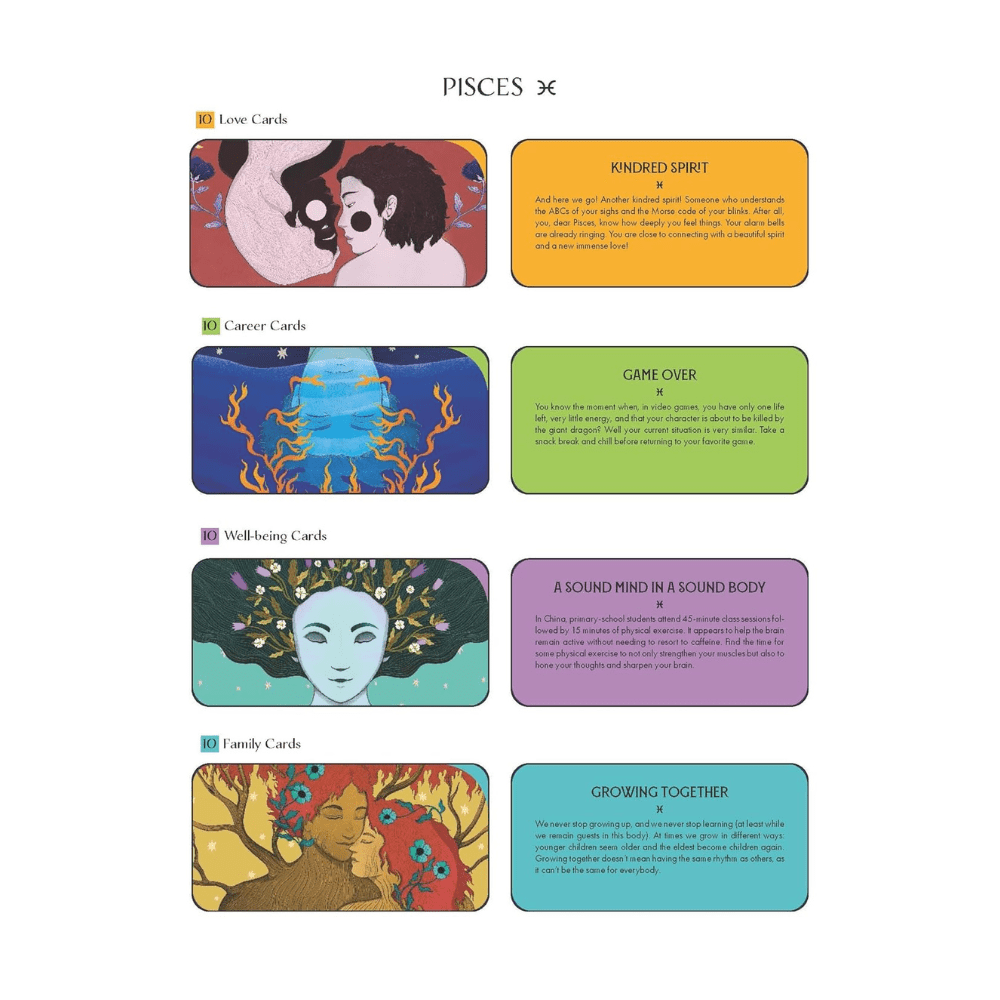 Pocket Zodiac: Pisces by Penny Dann, Roger Culbertson, Running Press oracle card deck