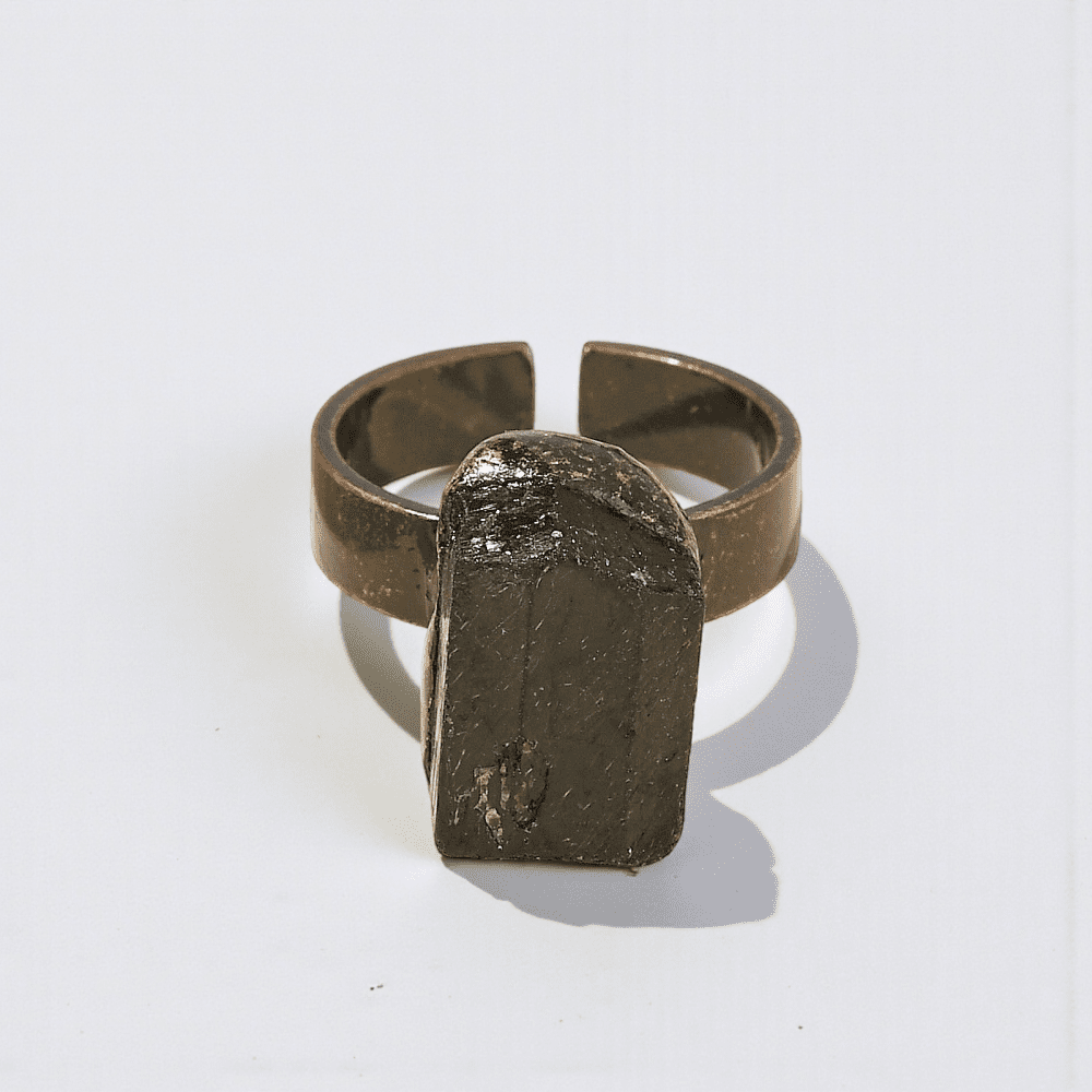 black tourmaline open cuff ring wholesale Canada