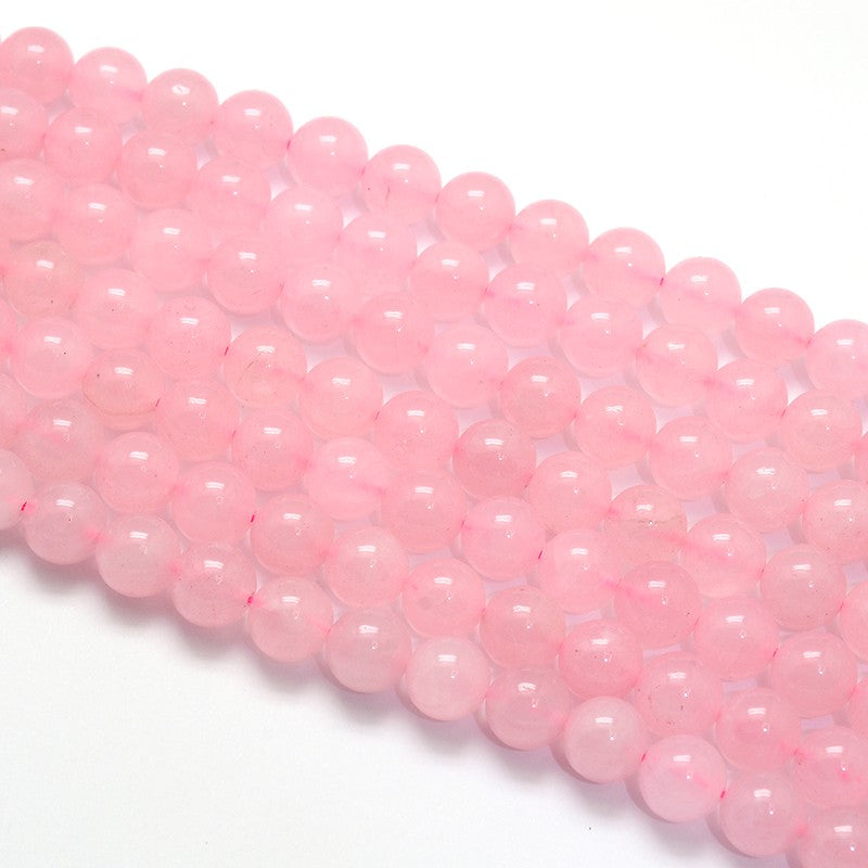 Rose Quartz Beads gemstone bead strand product image