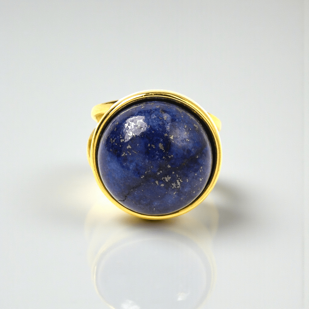 lapis ring throat chakra third eye clarity. Available at Zen Collection Metaphysical Store in Barrie Ontario Canada. Shop in-store or online