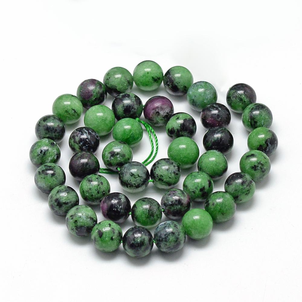 Ruby Zoisite Beads gemstone bead strand product image