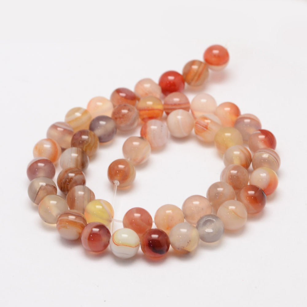 Sardonyx Beads gemstone bead strand product image