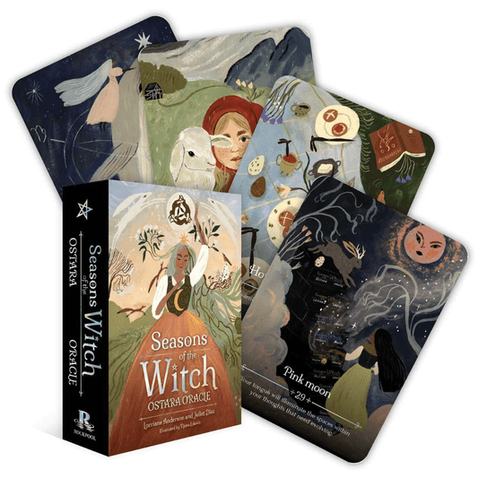 Seasons of the Witch- Ostara Oracle by Lorriane Anderson | Tijana Lukovic | Juliet Diaz oracle card deck