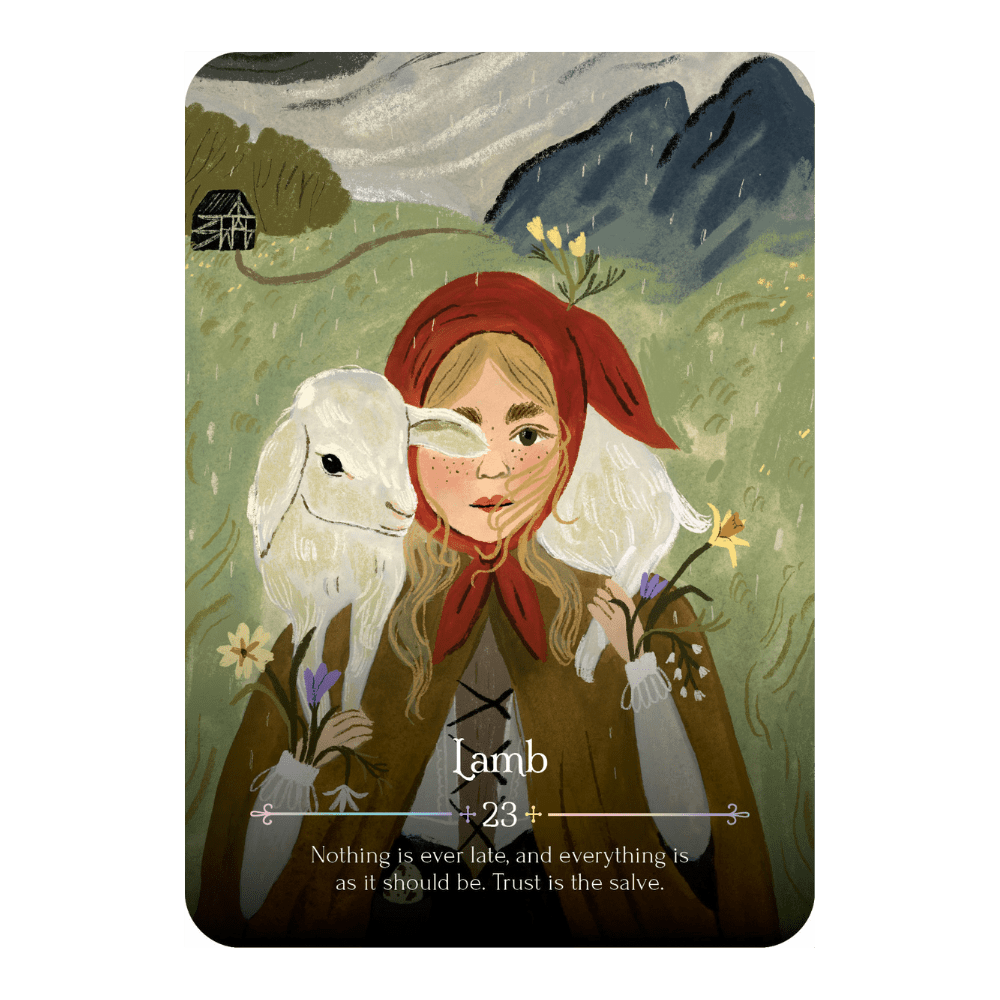 Seasons of the Witch- Ostara Oracle by Lorriane Anderson | Tijana Lukovic | Juliet Diaz oracle card deck