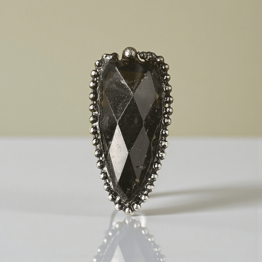 smoky quartz ring root chakra stability jewelry available at Zen Collection Metaphysical Store Canada. Shop in-store or online.