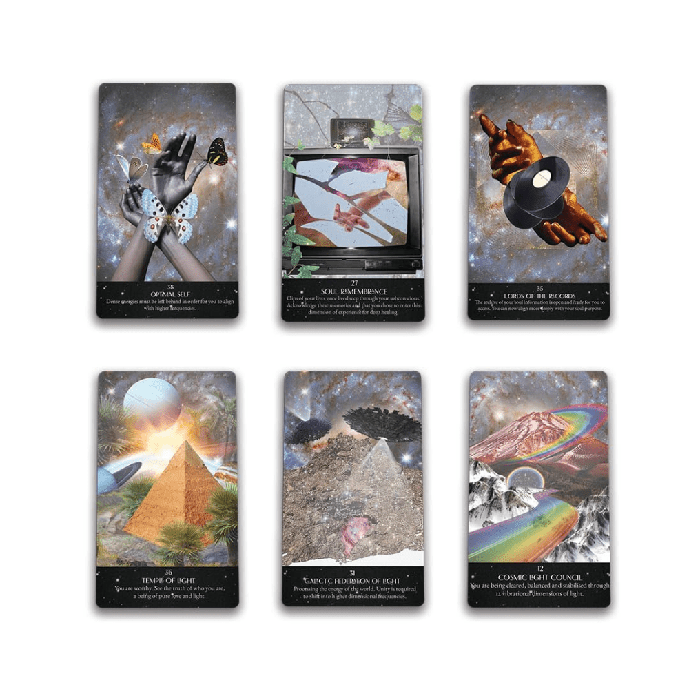 Starlight Frequencies Oracle by Leah Shoman oracle card deck
