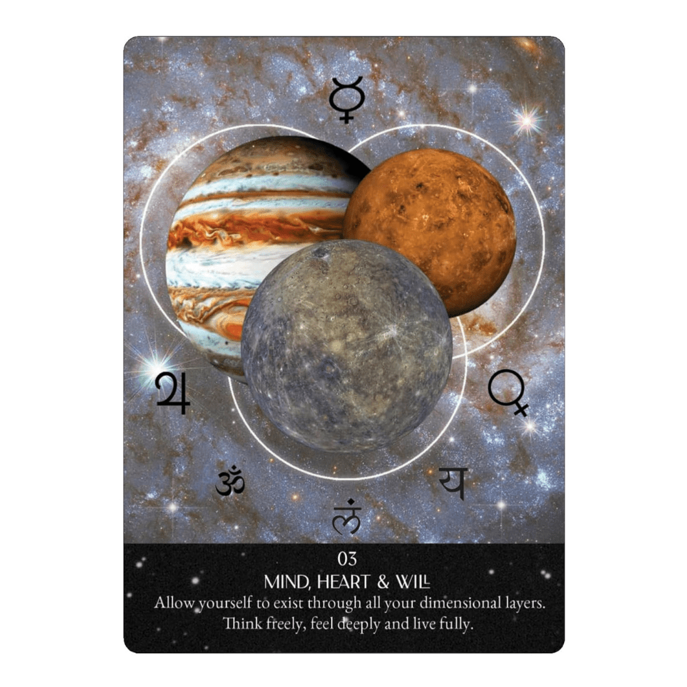 Starlight Frequencies Oracle by Leah Shoman oracle card deck