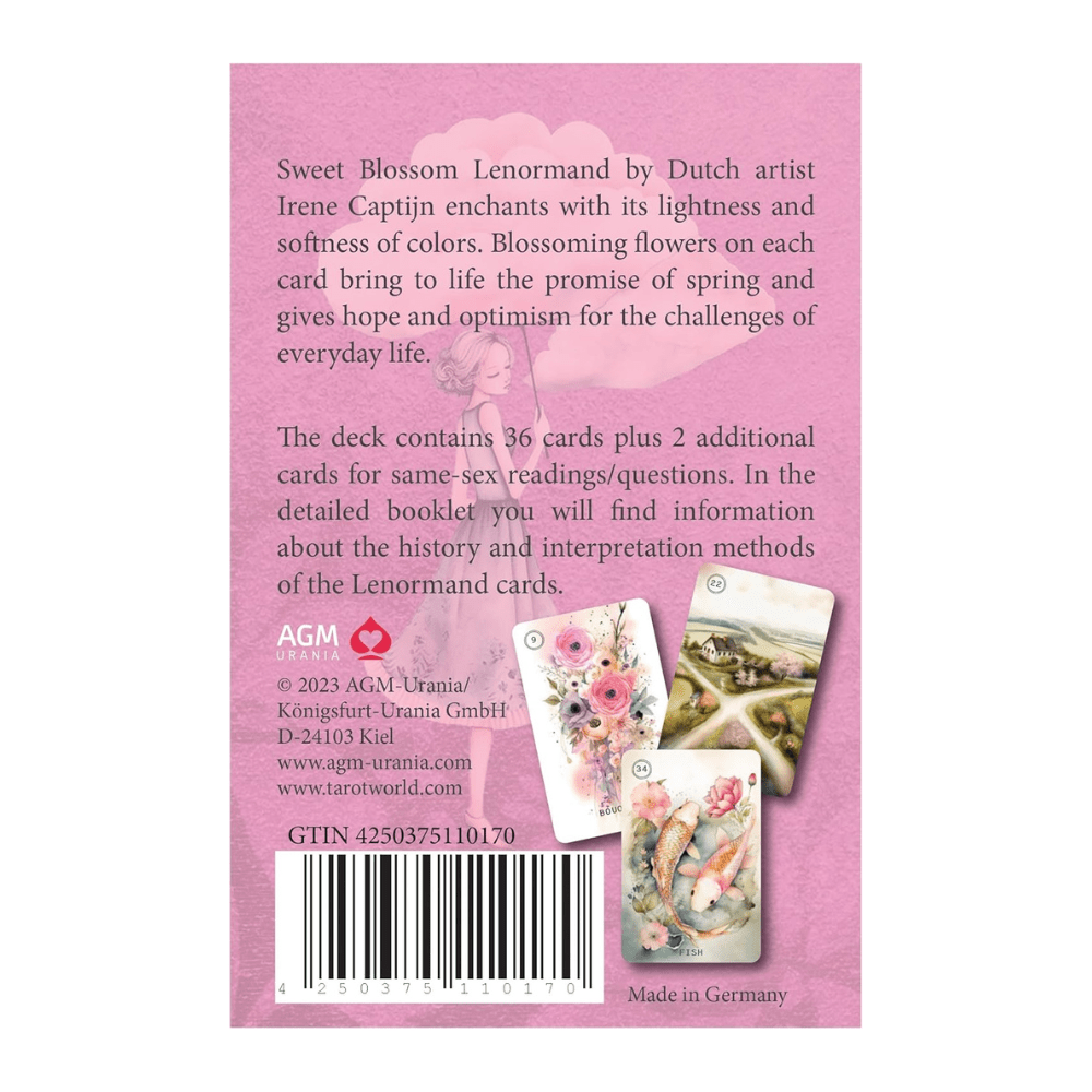 Sweet Blossom Lenormand Deck by Dutchartist Irene Captijn oracle card deck