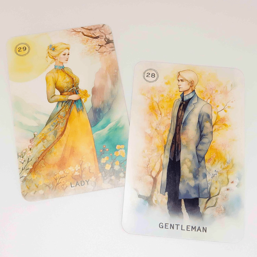Sweet Blossom Lenormand Deck by Dutchartist Irene Captijn oracle card deck
