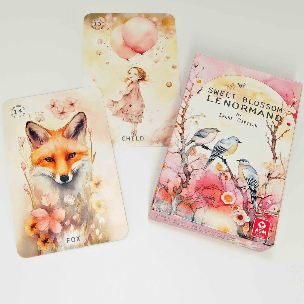 Sweet Blossom Lenormand Deck by Dutchartist Irene Captijn oracle card deck