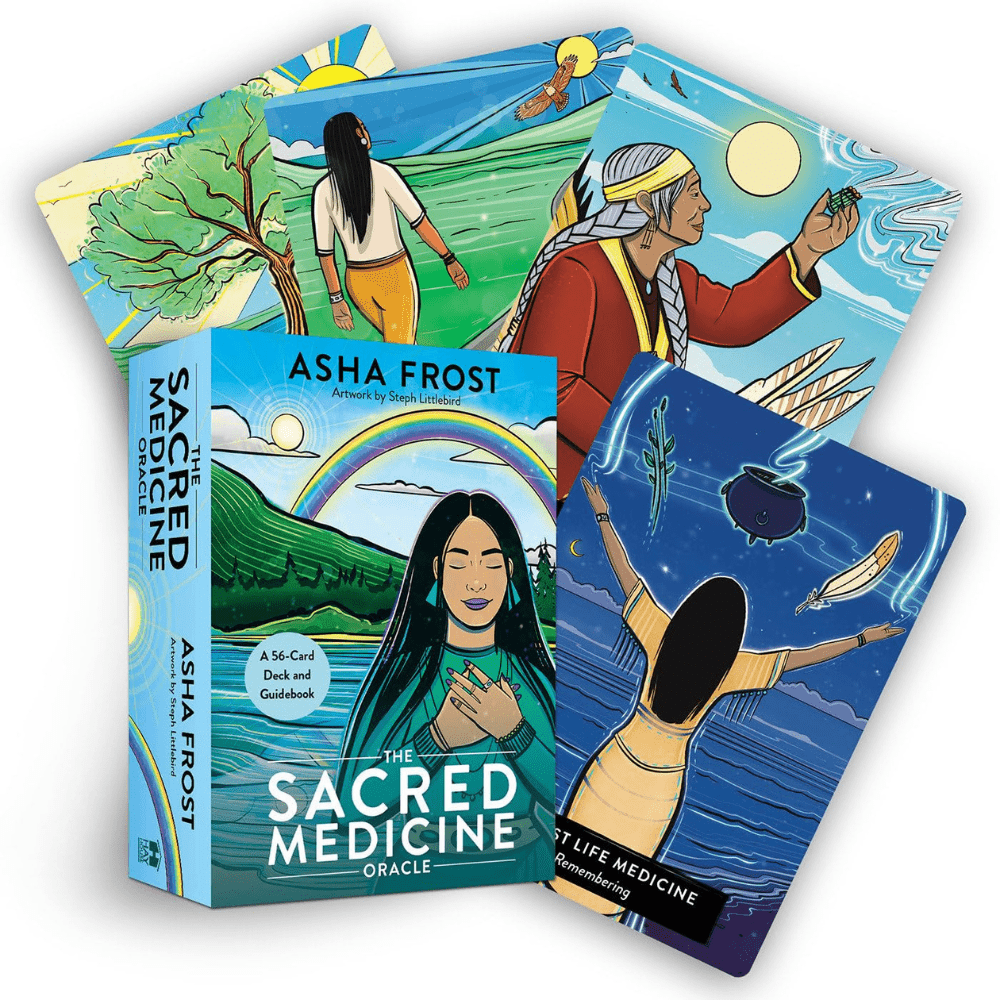 The Sacred Medicine Oracle by Asha Frost oracle card deck