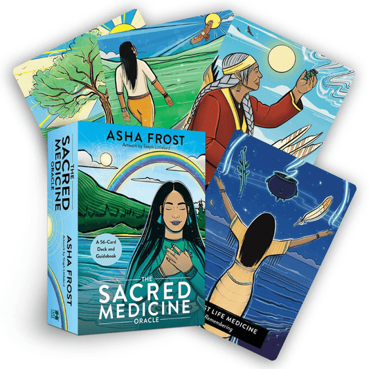 The Sacred Medicine Oracle by Asha Frost oracle card deck