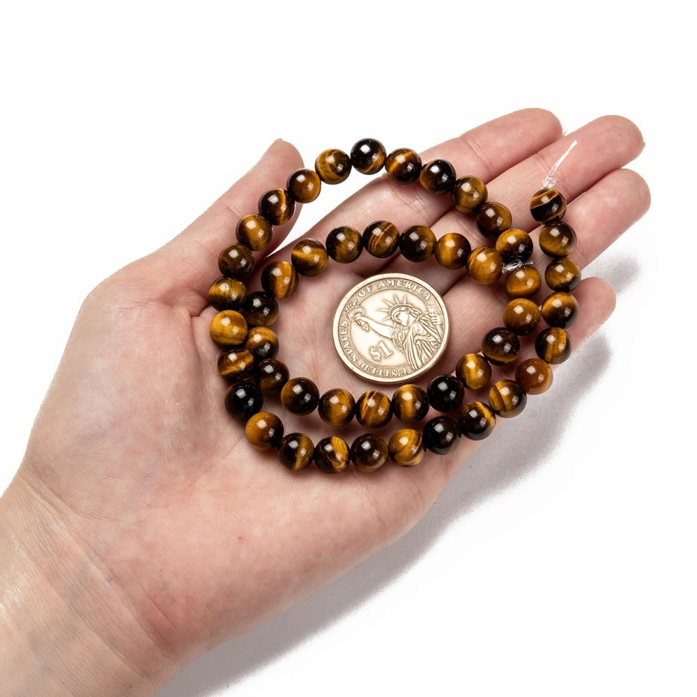 Tiger Eye Beads gemstone bead strand product image