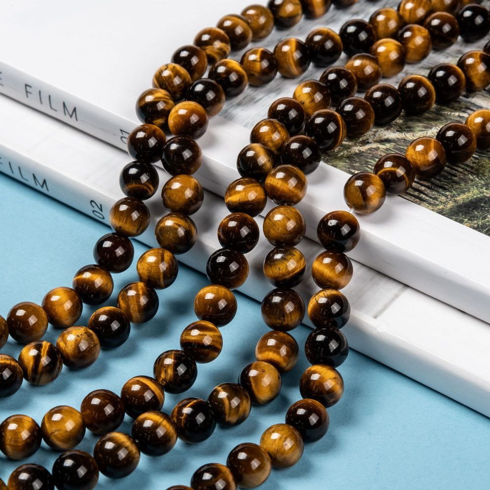 Tiger Eye Beads gemstone bead strand product image