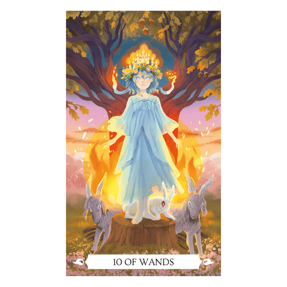 Under the Oak Tarot by Stregadellemele tarot deck