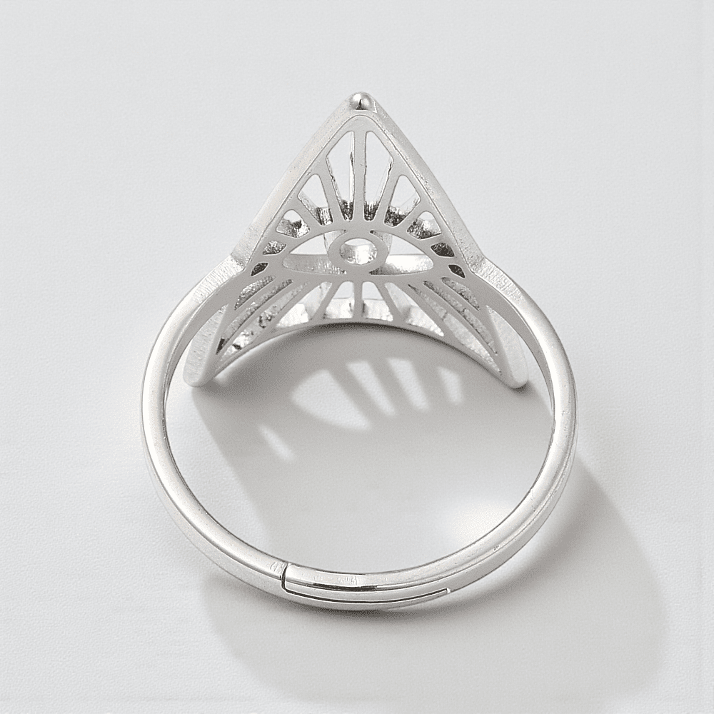 evil eye adjustable ring crystal ring supplier Canada