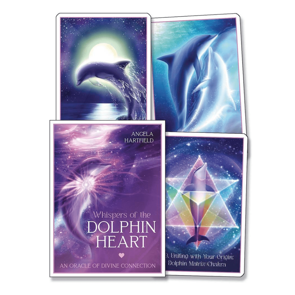Whispers of the Dolphin Heart by Angela Hartfield oracle card deck