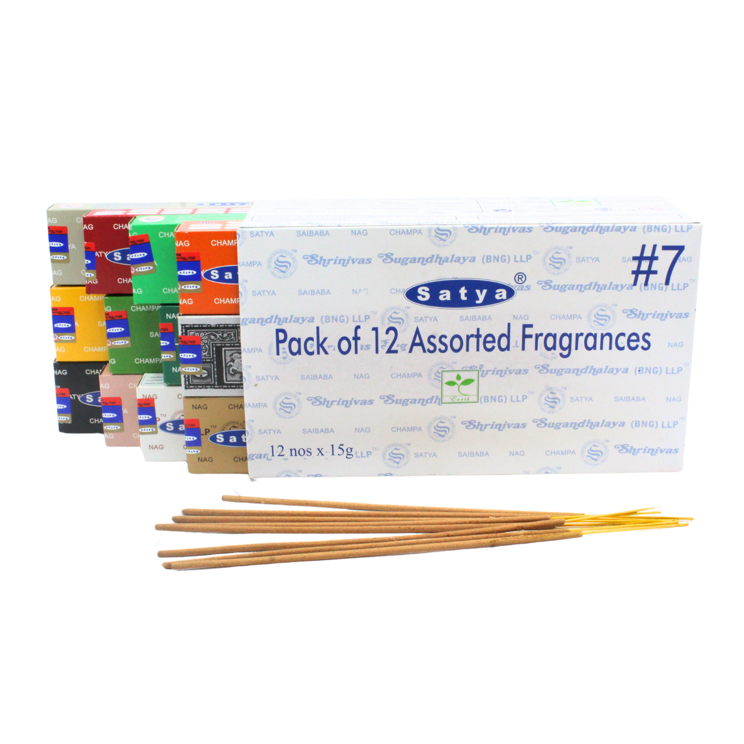 Satya Assorted Retail Pack ritual incense wholesale listing