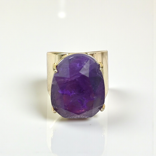 amethyst crystal gold cuff ring wholesale Canada