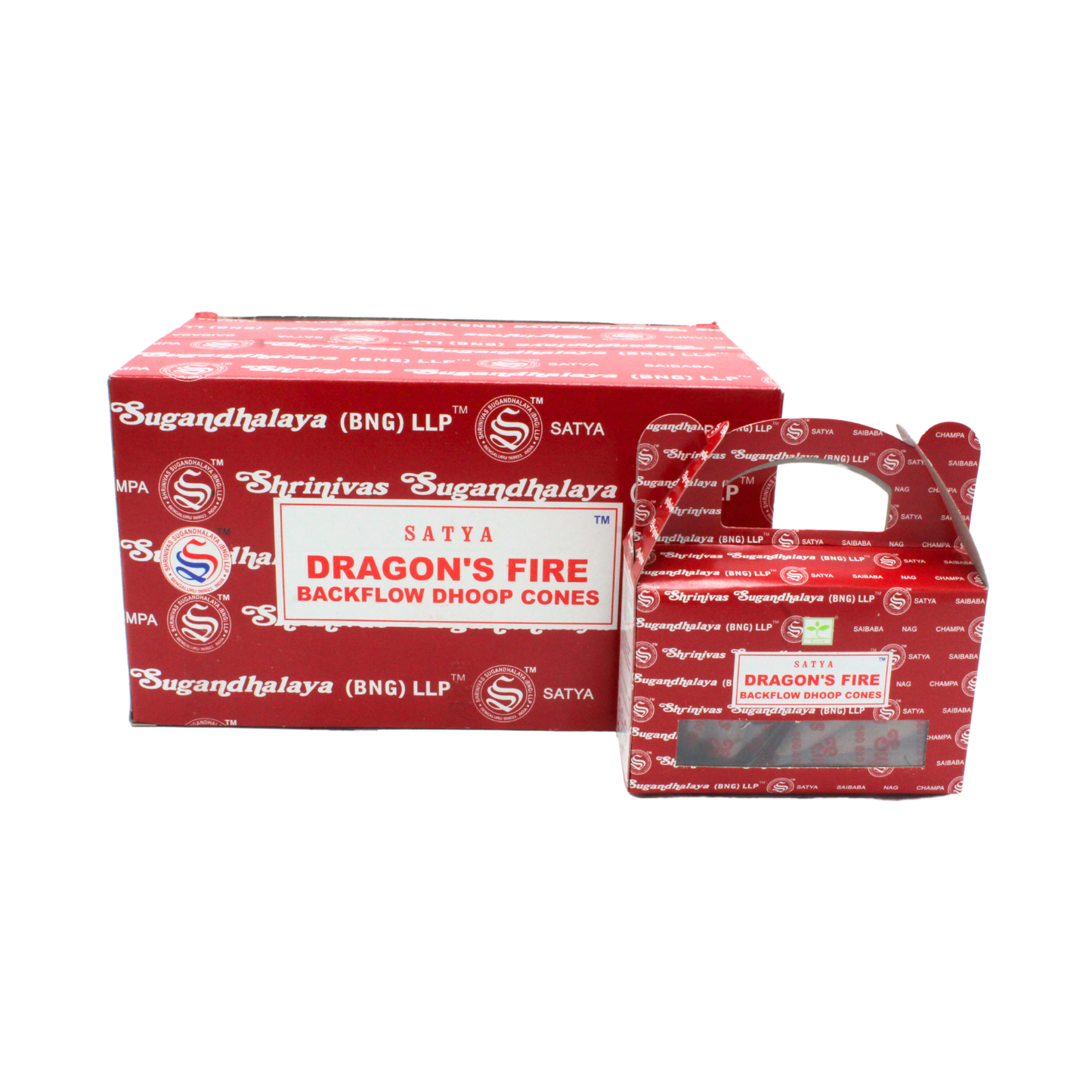 Satya Dragons Fire Backflow Dhoop cones backflow cones wholesale listing
