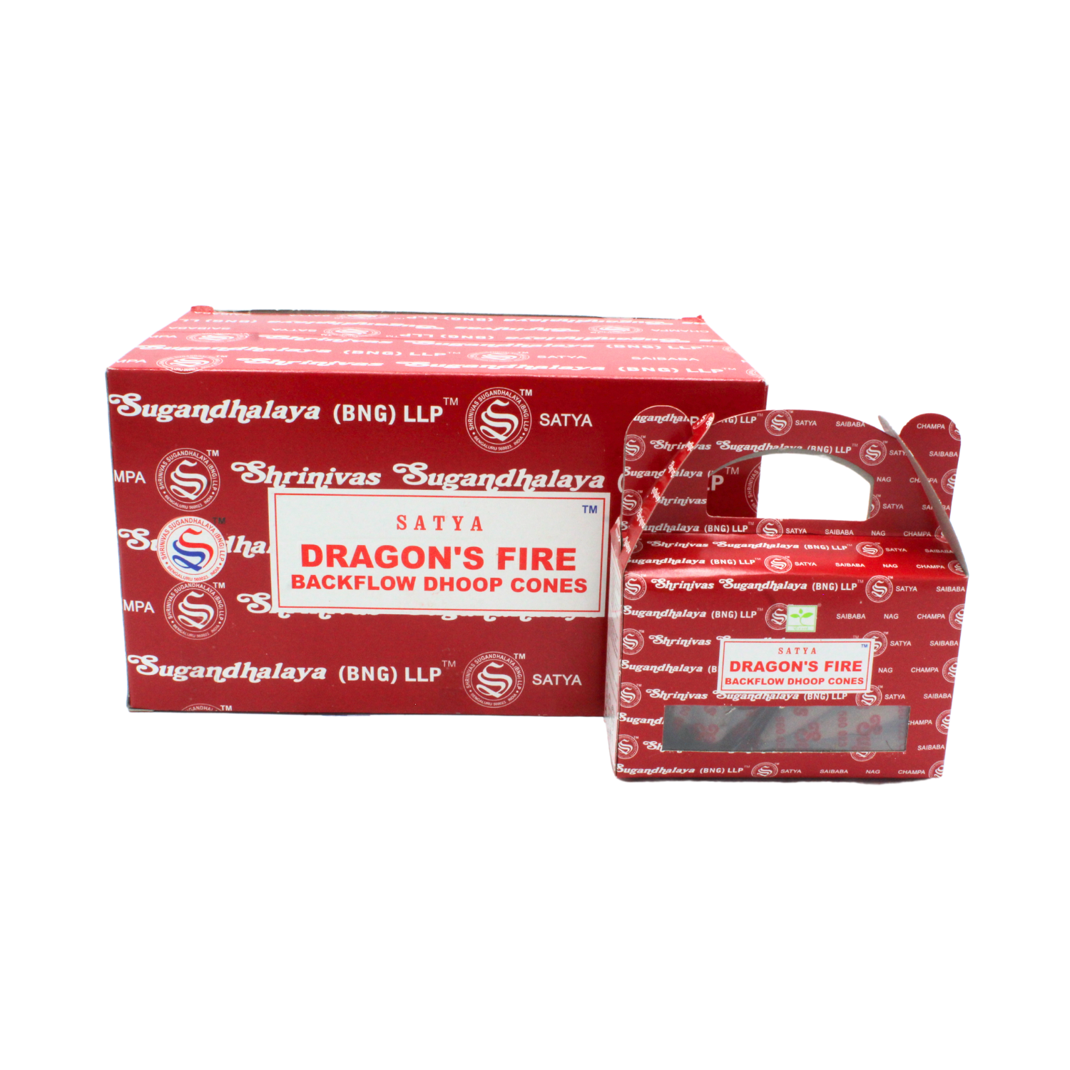 Satya Dragons Fire Backflow Dhoop cones backflow cones wholesale listing