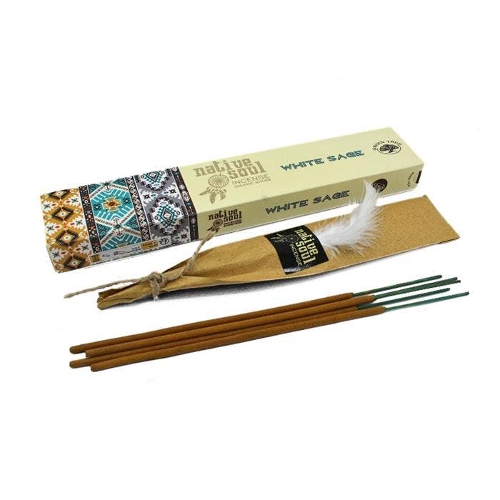 Green Tree Native Soul White Sage Incense 15 Grams incense sticks wholesale listing